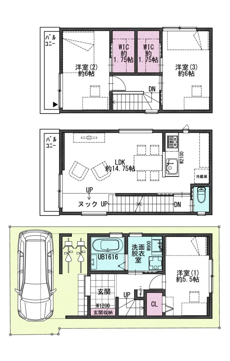 新築戸建　新高4（三国駅）